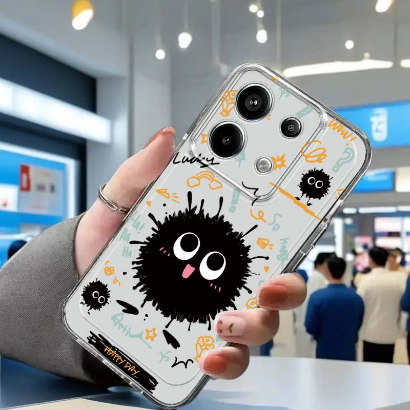 Xiaomi Redmi Note 14 - Coque de téléphone transparente en TPU