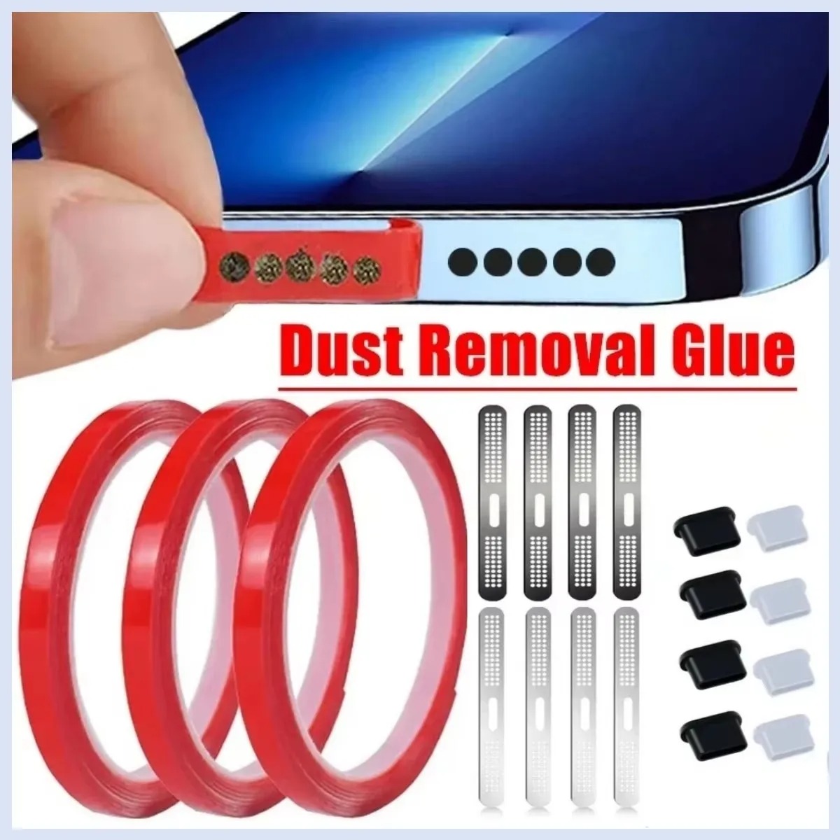 Dust Removal Sticker - Kit de nettoyage anti-poussière pour haut-parleur