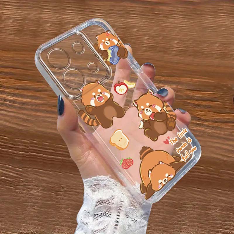 Xiaomi Redmi Note 14 - Coque de téléphone transparente en TPU,