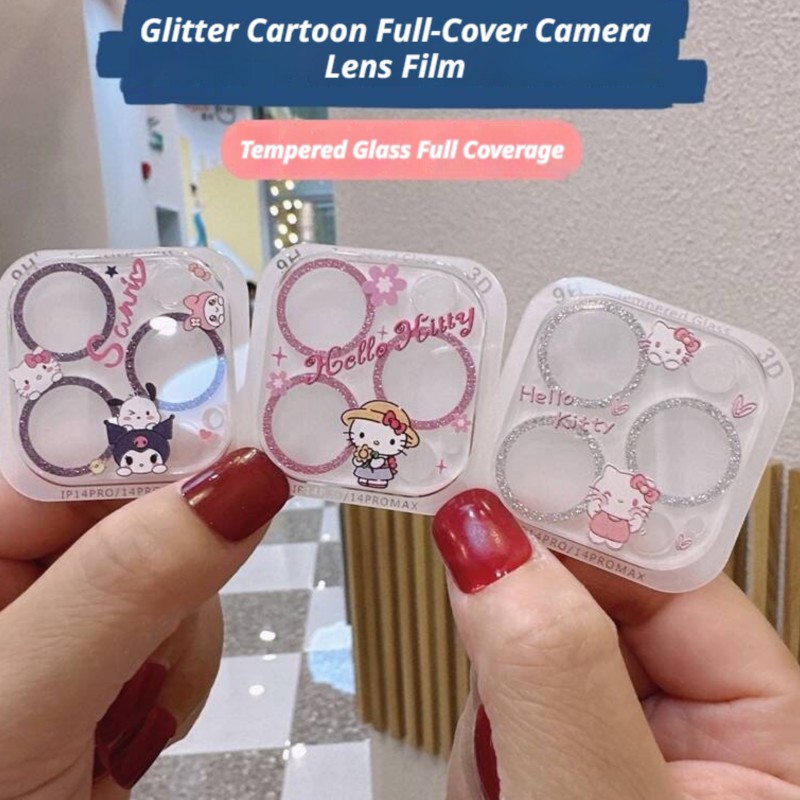 Tempered Glass Screen 9H - Protecteur d'objectif d'appareil photo Sanrio Hello