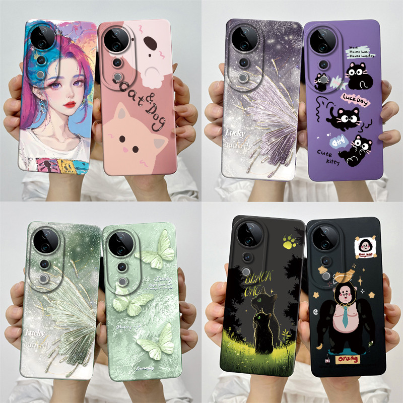 Vivo V40 - Coque de téléphone en silicone souple