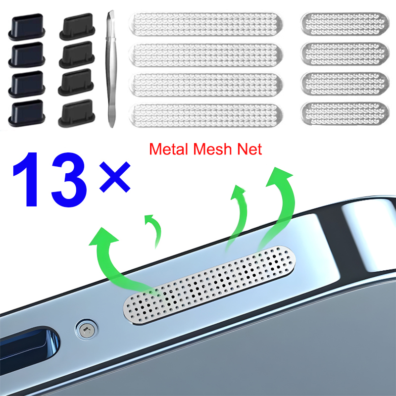 Dust Removal Sticker - Filet autocollant Anti-poussière pour téléphone portable,