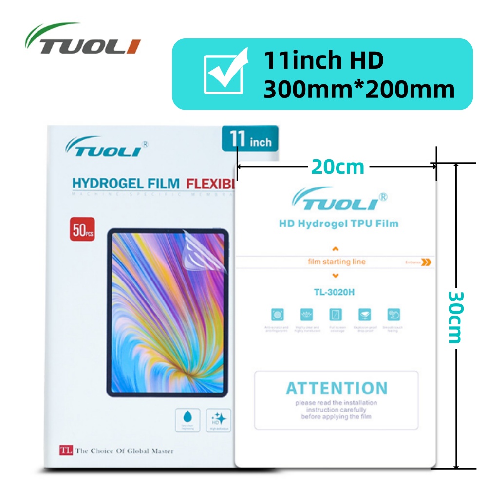 Screen Protector Cutter - TUOLI 10 pièces tablettes universelles Film