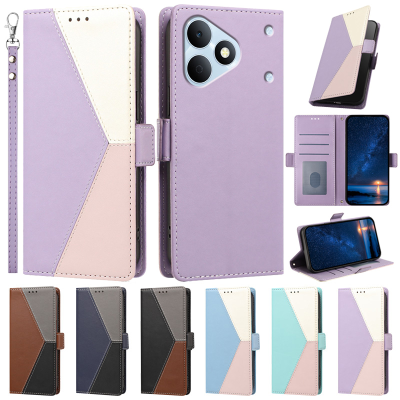Realme Note 50 - Étui en cuir magnétique pour Realme