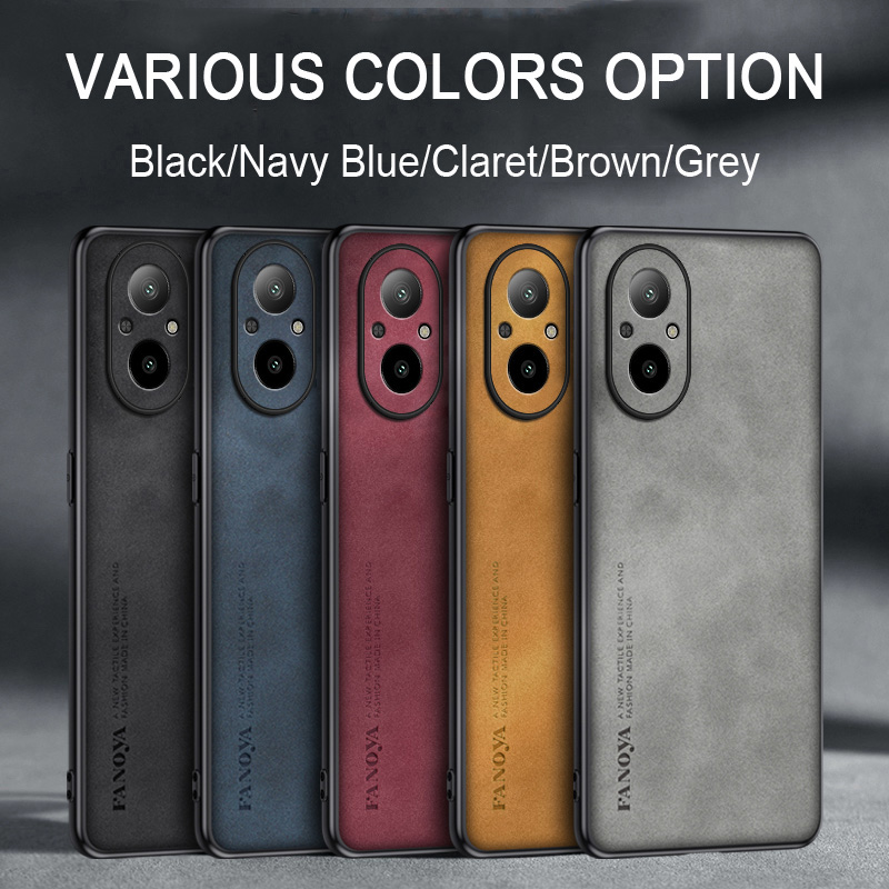 Coque arrière en cuir de Berga - Realme C67 avis et prix