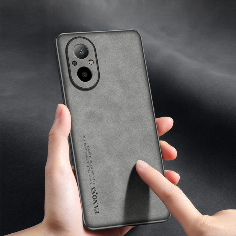 Coque arrière en cuir de Berga - Realme C67 avis et prix