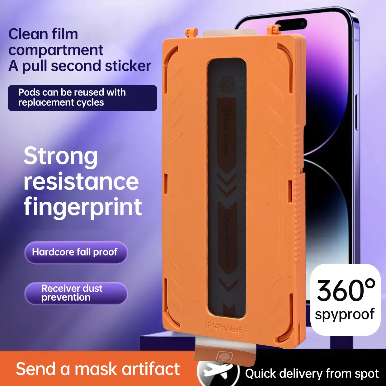 Applicateur de film sans pouss - Dust Removal Sticker avis et prix