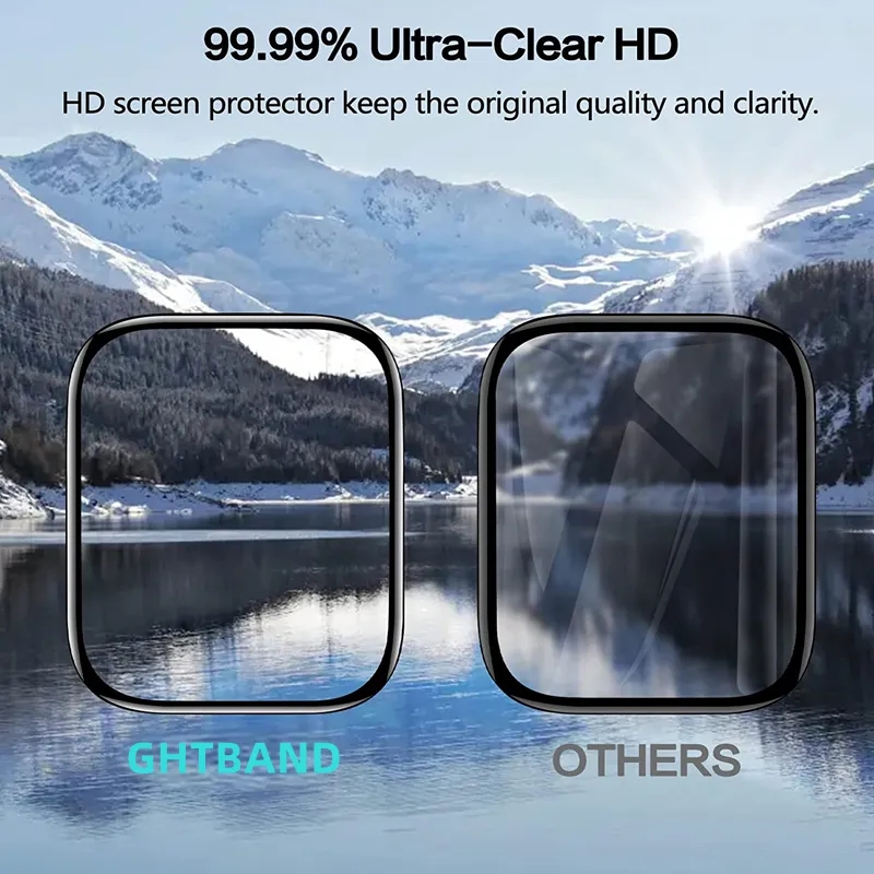 Verre souple pour Apple Watch  - Tempered Glass Screen 9H avis et prix