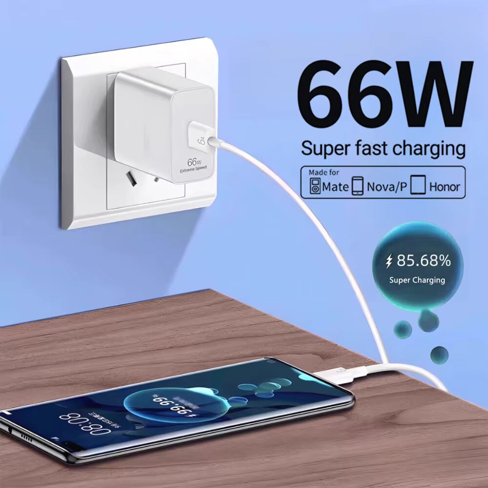 Chargeur Super rapide 66W 6A,  - Huawei Mate 60 avis et prix